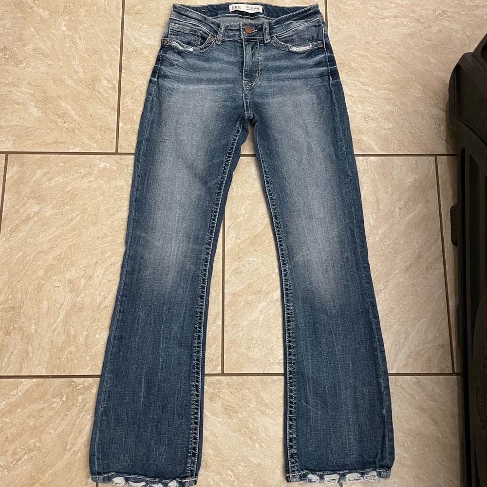 BKE Stella mid rise bootcut Jean. Size 26X31 1/2